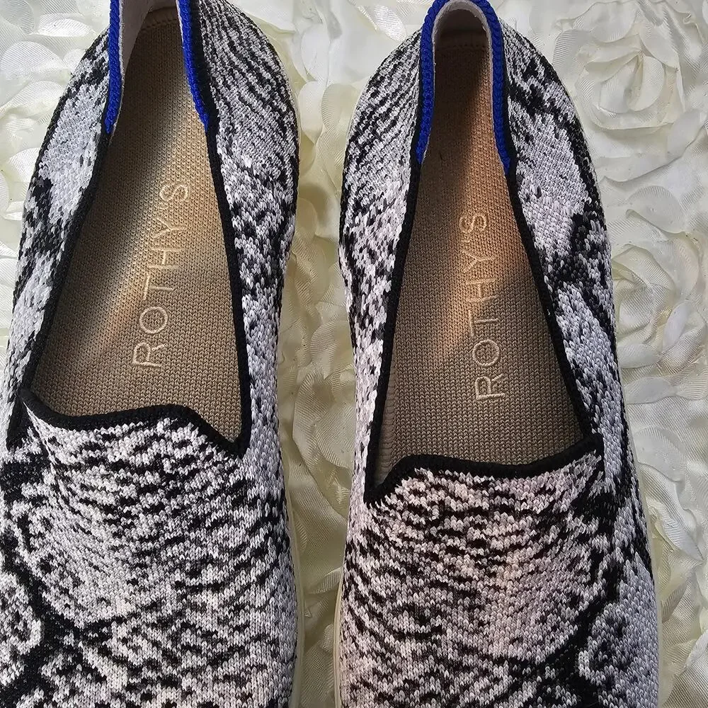 Rothy's Women's The Original Slip On Sneaker in Python Size 10